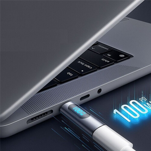 Converter PD100W Fast Charging Digital Display Speed Converter for TypeC Cell Phone Adapter, 2