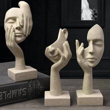 Thinker Resin Sculpture Statue Home Decor 7.8 x 4.1 in