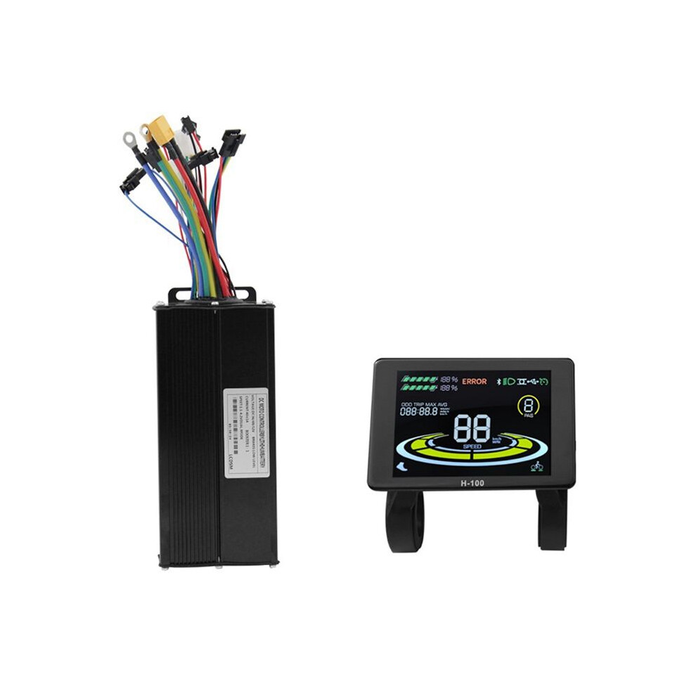 H-100 E-Bike Display Meter 40A 36V/48V/52V Sine Wave Controller Kit Scooter E-Bike Modification Accessories 6033767568746