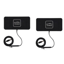 2pcs 5/7.5/10W C1 Car for Wireless Charger Pad Fast Charging Dock Station Non-Slip Mat