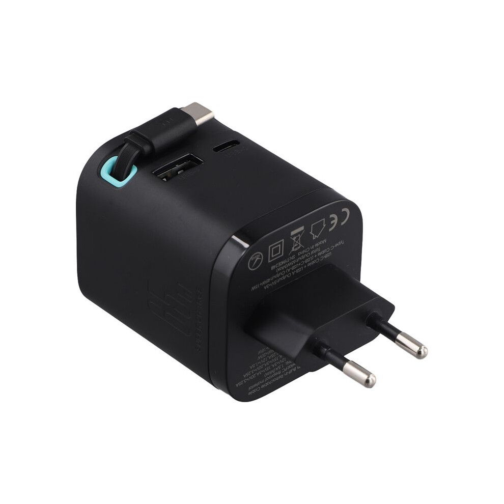 Joyroom 65W Retractable Cable Charger Auto Type-C Data Cable For Laptop Cell Phone Portable Charger Eu Plug 6033887329128