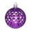 Purple Electroplated Christmas Balls, 36pcs 4