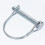 Shaft Locking Pin Carbon Steel 6 pcs 8