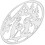 Stjernepregesjablong jernlegering 1 stk. 8