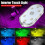 4 luci LED wireless per auto USB colorate sensibili al tocco, luce d'atmosfera per auto B79C 4