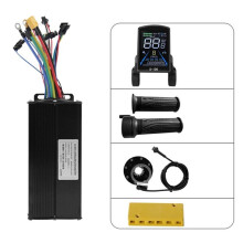 Conjunto de Conversão de Aumento de Potência de Íons de Lítio Medidor de Tela Colorida S-100 + Controlador 40A + Esticador 20X + Kit de Reforço
