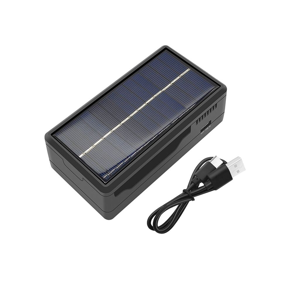 Solar Battery Charger 2 Slot Battery Charger Powerbank Case Lithium Battery Charging Bank Shell For 18650 21700 Battery 4711239469785