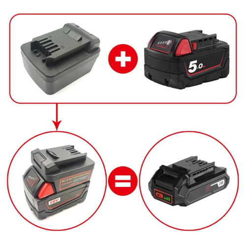 Battery Adapter for  18V Battery Conversion for SKIL 20V Lithium Battery Tool Converter Battery Adapter 2