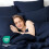 6-Piece Queen Sheet Set Navy Blue Deep Pocket 3