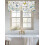 Cortina de jardim com estampa de margaridas e borboletas, com bolso para varão, 152 x 46 cm (60 x 18 polegadas) 6