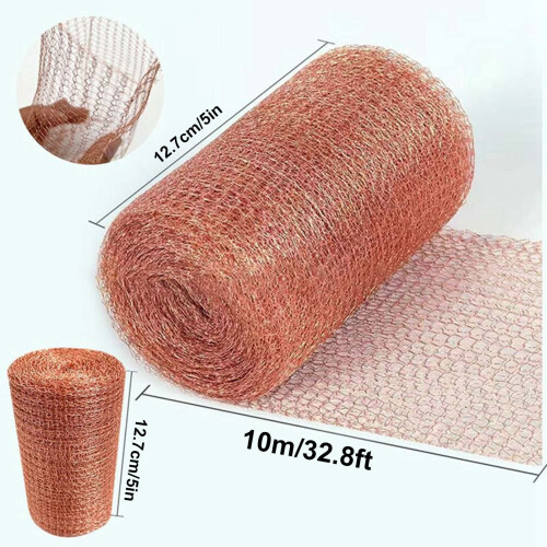 Rete di rame antiroditori 127 mm x 10 m 2