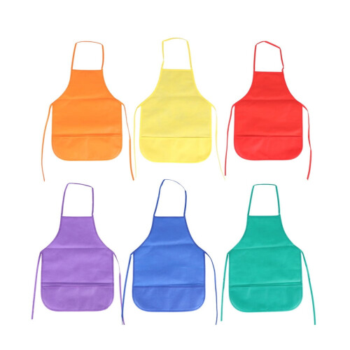 Șorț impermeabil pentru copii – material nețesut, reutilizabil, 47,5x36cm