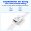 2 * ADSL Splitter-White 6