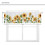 Mantovana per tenda con girasoli gialli 55x18 pollici 3