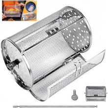 Panier de cuisson rotatif en acier inoxydable 12 x 18 cm