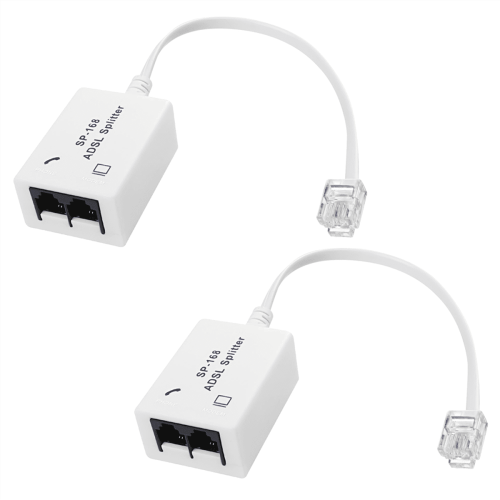 2 * ADSL Splitter-White 2