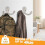 Robusta väggfästen med dubbla krokar – svarta, 10-pack 3