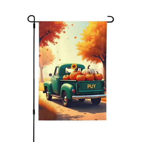 Gartenflagge „Herbsternte“, 12 x 18 Zoll, doppelseitig