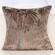 Housse de coussin en velours coupé 45 x 45 cm