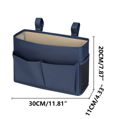 Κρεμαστή τσάντα αποθήκευσης από πολυεστέρα, οργανωτής πολλαπλών τσεπών για 1