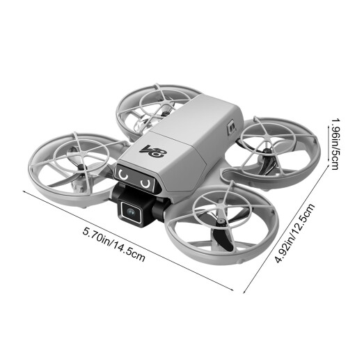 Drone με κάμερα ESC και δροσερό φως, κύλιση 360, απογείωση και προσγείωση με ένα κλικ, 1
