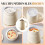 Mug électrique portable de cuisson de 900 ml, réglable 3