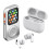Συμβατό με θήκη AirPods, κάλυμμα αλουμινίου τύπου iPod 44-45 χιλιοστών με μαγνητική 4