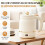 Mug électrique portable de cuisson de 900 ml, réglable 2
