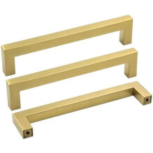 Brushed Gold Cabinet Pulls 5 Inch 25 Pack