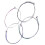 Set of 3/4 4/4 Violin Strings Steel Core Ball End E 1