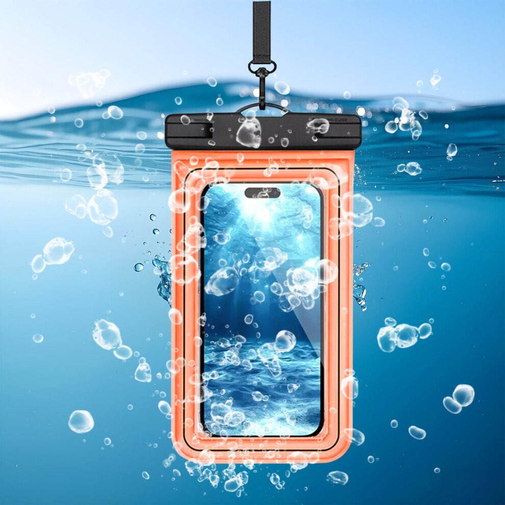Waterproof Phone Pouch, Touchscreen Compatible - Durable Case For Hiking, Swimming, Travel - Snug Fit For Outdoor Activities 9357860766753
