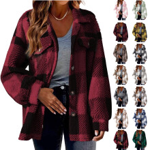Vestes d'hiver pour femmes, collection automne-hiver : trench-coat long, cardigan droit, manteau d'extérieur à poches boutonnées