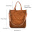 Τσάντα Tote YOUSNH από κοτλέ, γυναικεία τσάντα ώμου, casual, τσάντα με λαβή στο πάνω μέρος, 3