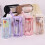 Estojo de tecido para lápis em grande quantidade – Multicamadas, transparente, visual e multifuncional, compatível com fichários. 4