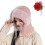Gorro 3 em 1 com cachecol e máscara, Gorro 3 em 1 feminino, Balaclava com proteção para as orelhas e capuz. 7
