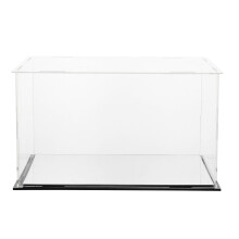 Vitrines transparentes pour gants de boxe de collection, idéales pour les loisirs et les bébés.