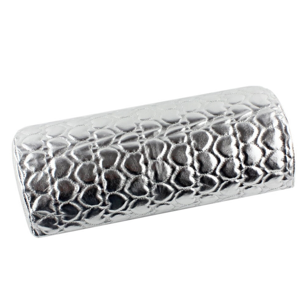 Nail Pillow Hand Rest For Nails Washable Pu Leather Nail Armrest Removable Nail Art Hand Pillow Cushion Nail Art Accessories Tool - Silver