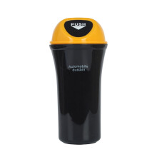 Mini Auto Car Dustbin Rubbish Trash Can Garbage Box Case Holder Bin Storage Yellow