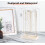 Ακρυλική θήκη κολιέ με 24 γάντζους, περιστρεφόμενη διαφανή βάση προβολής + 4