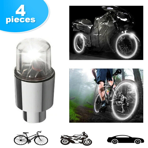 PENGXIANG RGB LED λευκό φως καπακιού βαλβίδας ελαστικού 4 τεμάχια 2