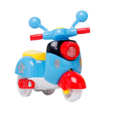 Family Scooter Toy — Mini Scooter with Rolling Wheels, Compatible with Dollhouse Figures, Pretend Play Toy Vehicle for Mini World Play,Random