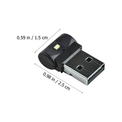 Εσωτερική λάμπα αυτοκινήτου USB LED με ατμοσφαιρικό φωτισμό, μαύρο ABS 1
