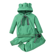 Niedliches Tier-Hoodie- und Hosen-Set (2-teilig) für Kinder von 4-5 Jahren, kompatibel mit Kleinkind-Outfits