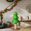 Arbre à chat en forme de sapin de Noël, vert gazon, 80 cm 5