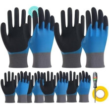 Insulated Electrician Gloves 400V High Voltage Resistant,Flame Retardant Fully Waterproof