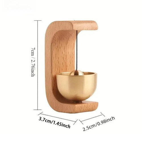 Wind Chime Pendant Doorbell Walnut 1 Piece 2