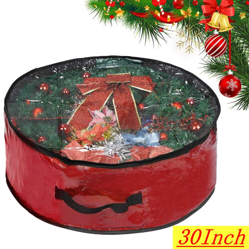 Oppbevaringspose til julekrans 76 x 76 x 20 cm