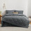 Kingsize 7-delige dekbedset in grijs 2