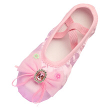 Ediodpoh Kids Shoes Dance Shoes Warm Dance Ballet Performance Indoor Shoes Yoga Dance Shoes with Lace Bow for Kids Practice Pink_004 37