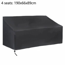 Patio Bench Cover 2/3/4 Seater, Waterproof,Windproof and Tearproof 210D Oxford Fabric Anti-UV Recliner Furniture Cover for Outdoor